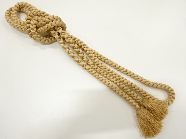 JAPANESE KIMONO / HAND-TIED OBIJIME CORD